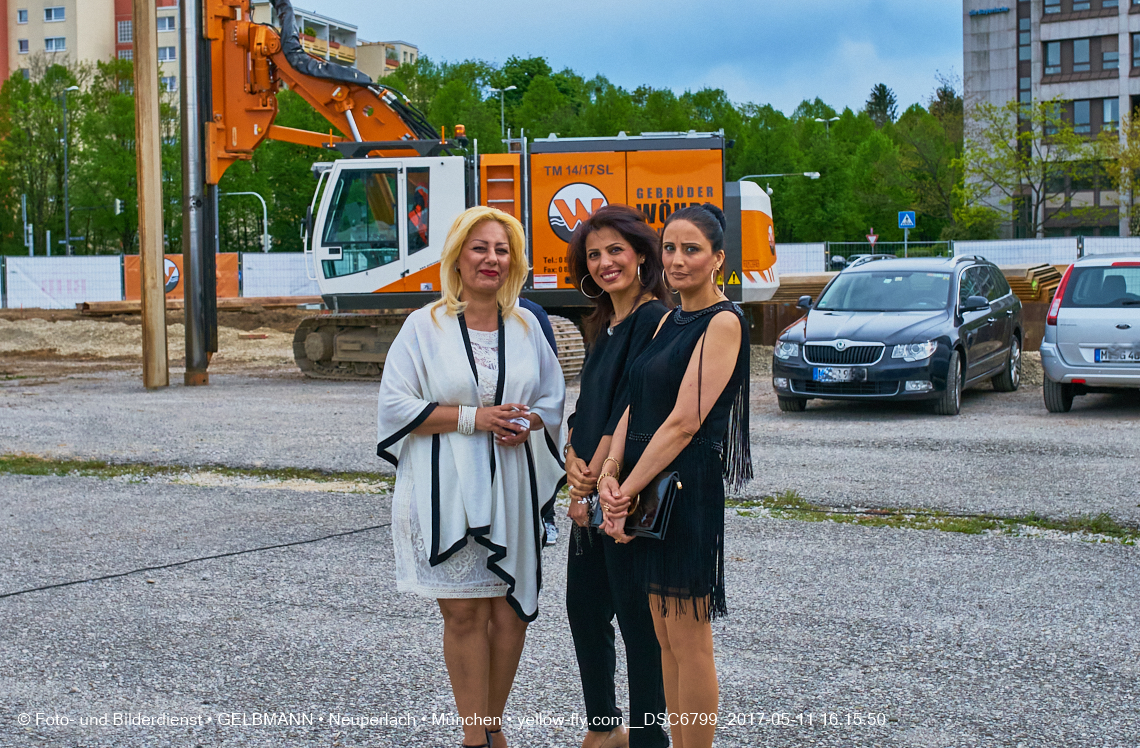 11. Mai 2017 - Grundsteinlegung für die LOGE und dem Kulturquadrat in Neuperlach